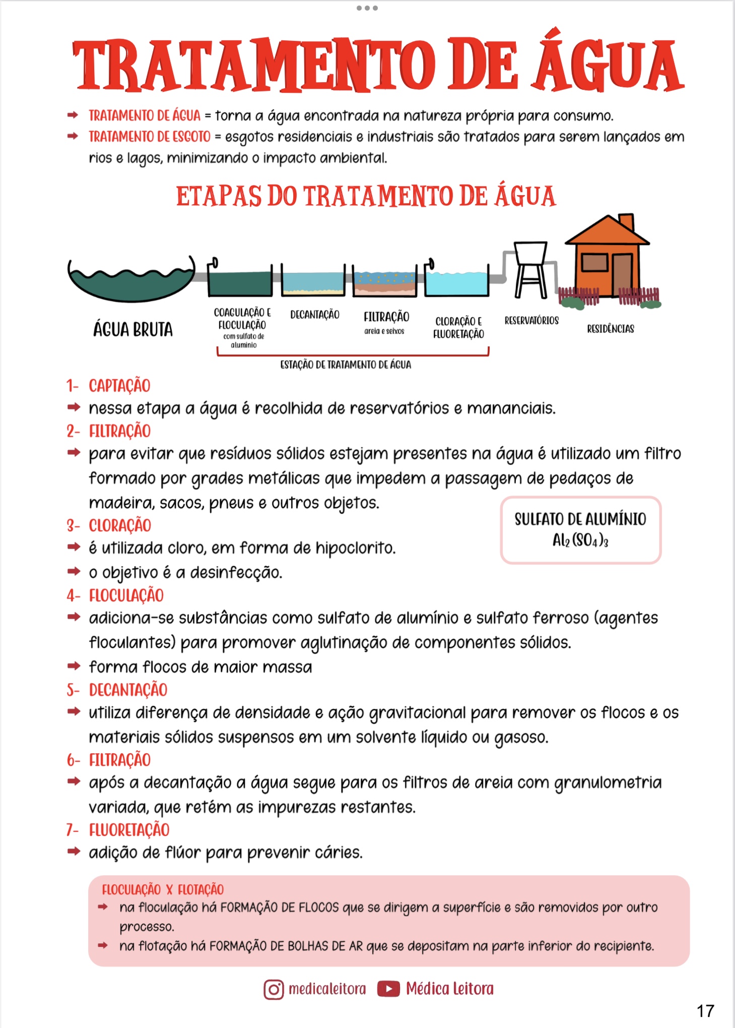 Um resumo com lettering e desenhos