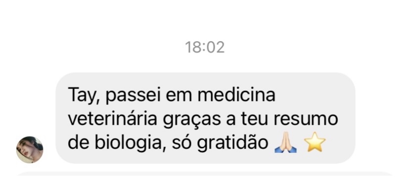 Foto de um feedback positivo tirado de uma rede social