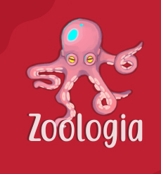 Capa do resumo de zoologia com o desenho de um polvo